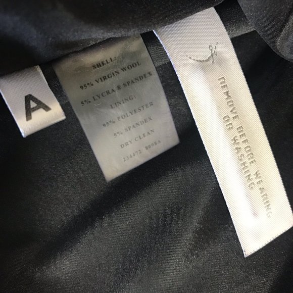 ANN TAYLOR 4P NWT Black Tailored Sheath/Virgin Wool - Picture 7 of 7
